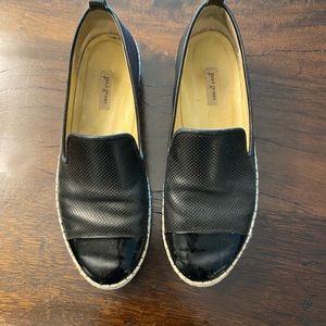 Paul Green flat black leather shoes